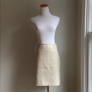 Linen Blend Light Shimmer Skirt